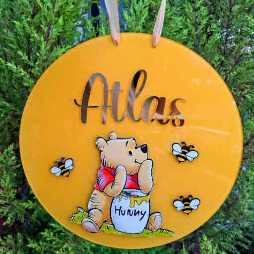 Winnie The Pooh Kapı Süsü